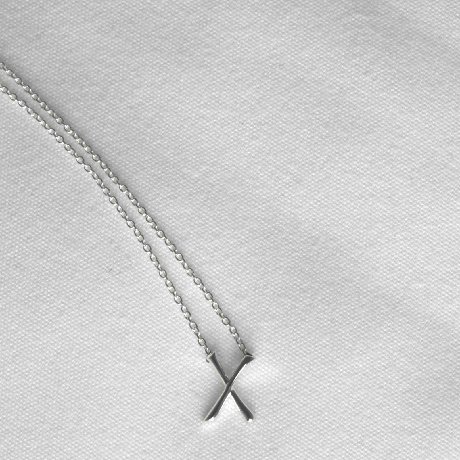 Sterling Silver Little Kiss Necklace for her
