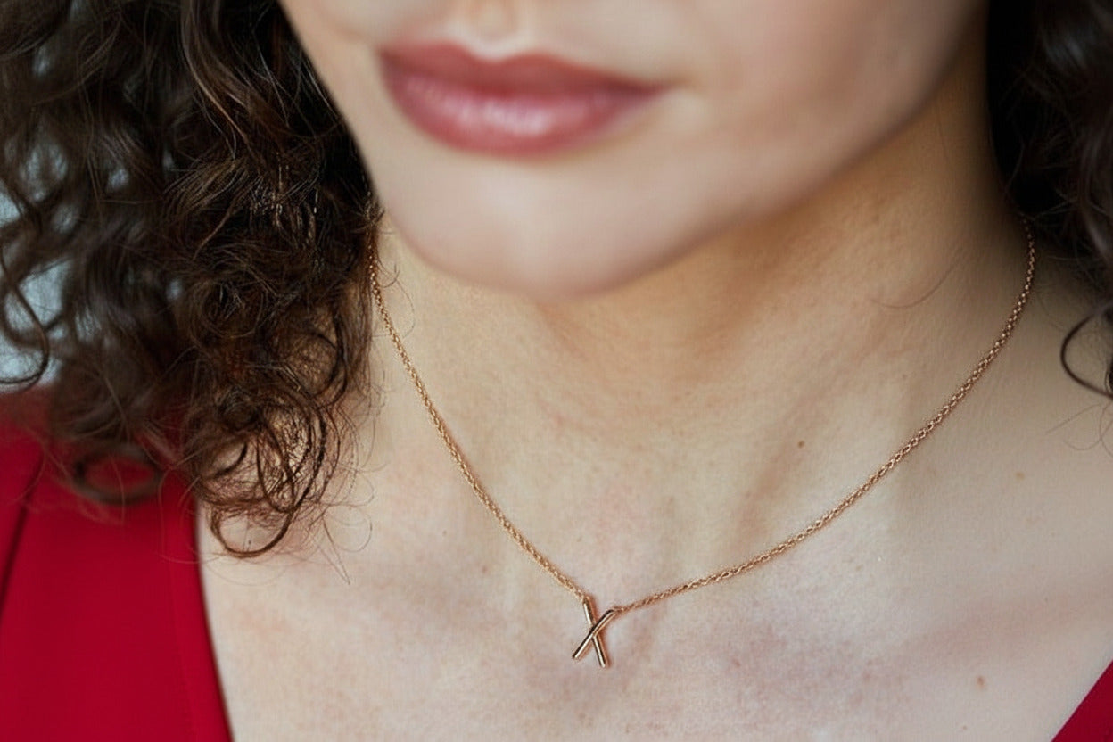 A Little Kiss Necklace in Rose Gold gorgeous present