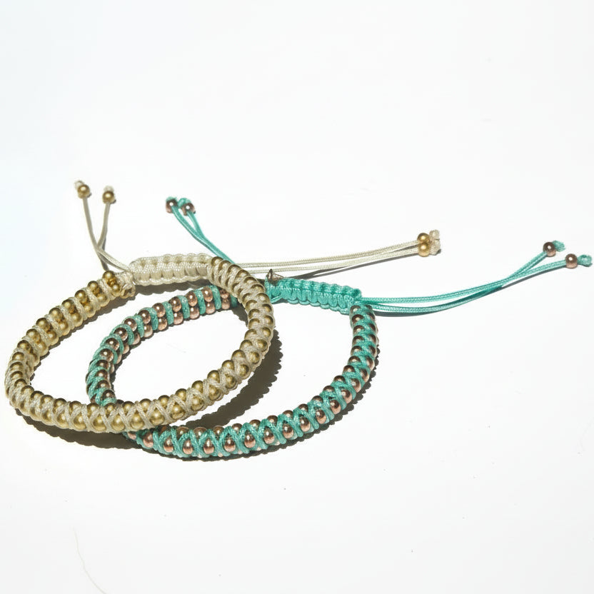 Friendship Shambala Bracelets Real Gold 18k carat 