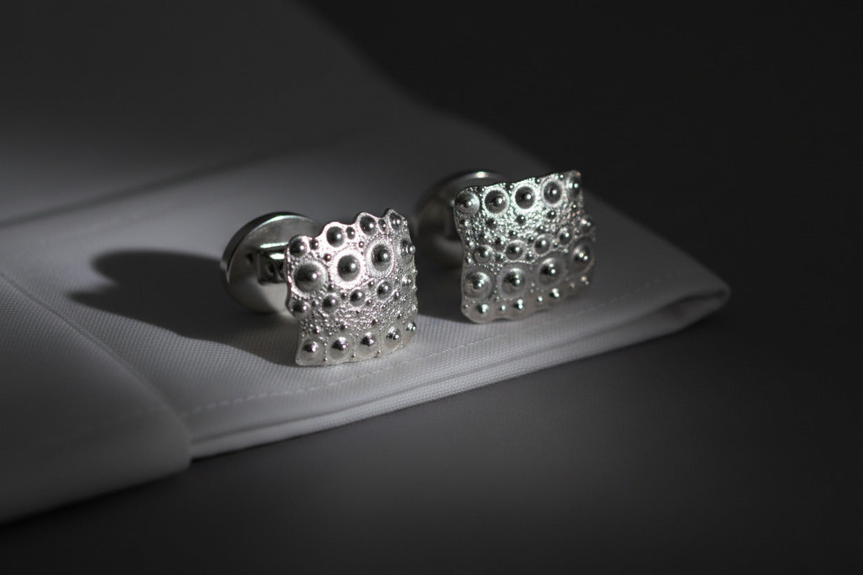Urchin Cufflinks - stylish sophisticated present for him