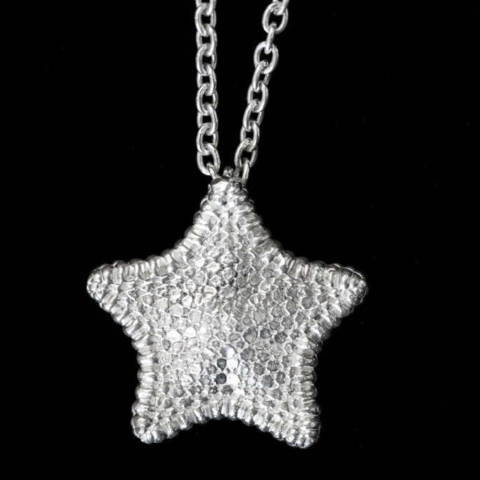 Glittering Seastar Pendant Necklace