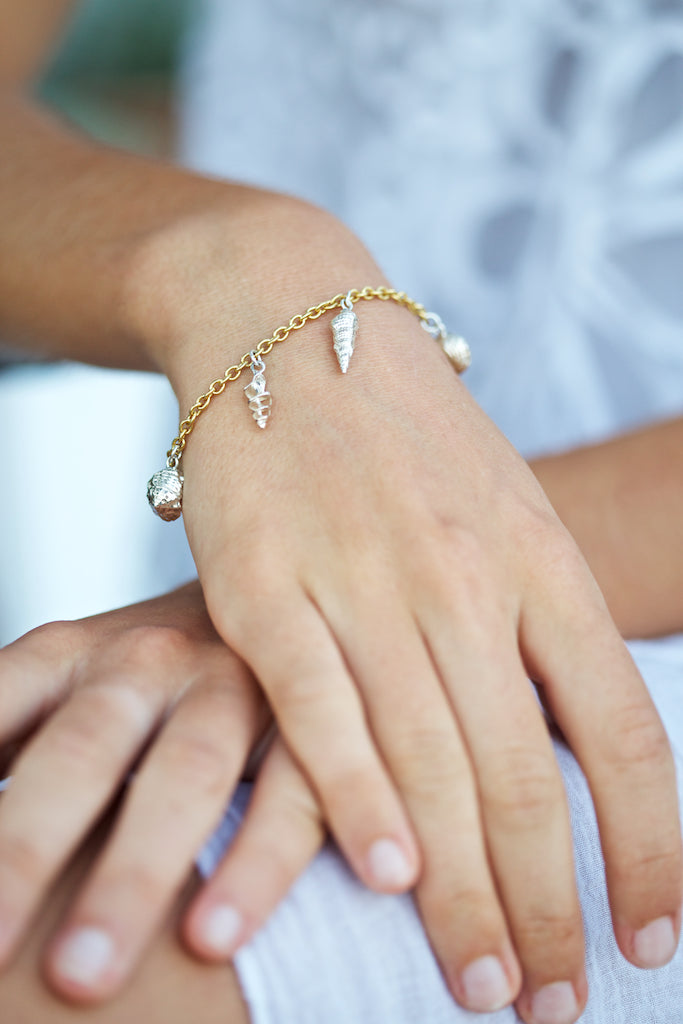 Seashell Charm Bracelet